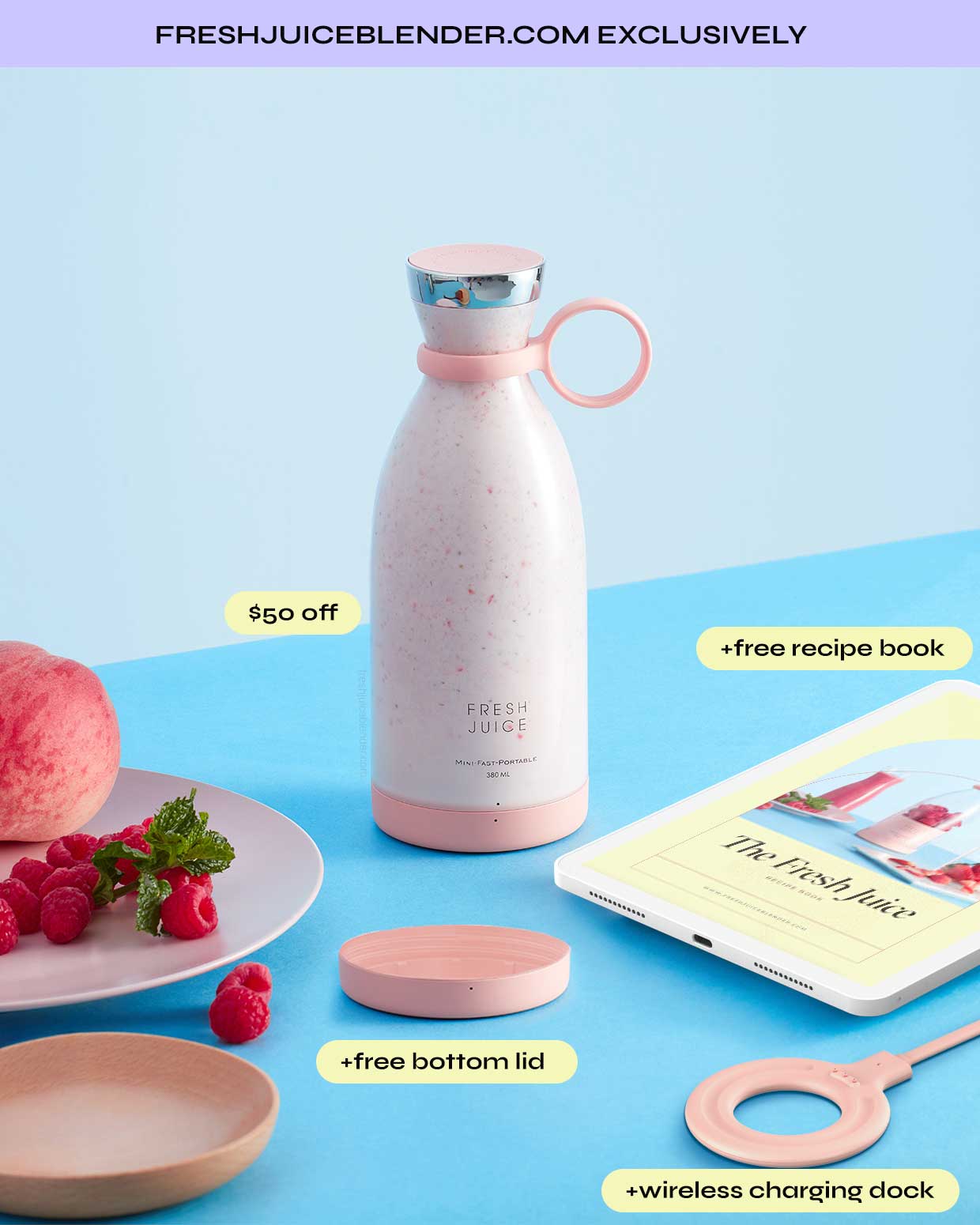 Taze Meyve Suyu Şişesi Blender